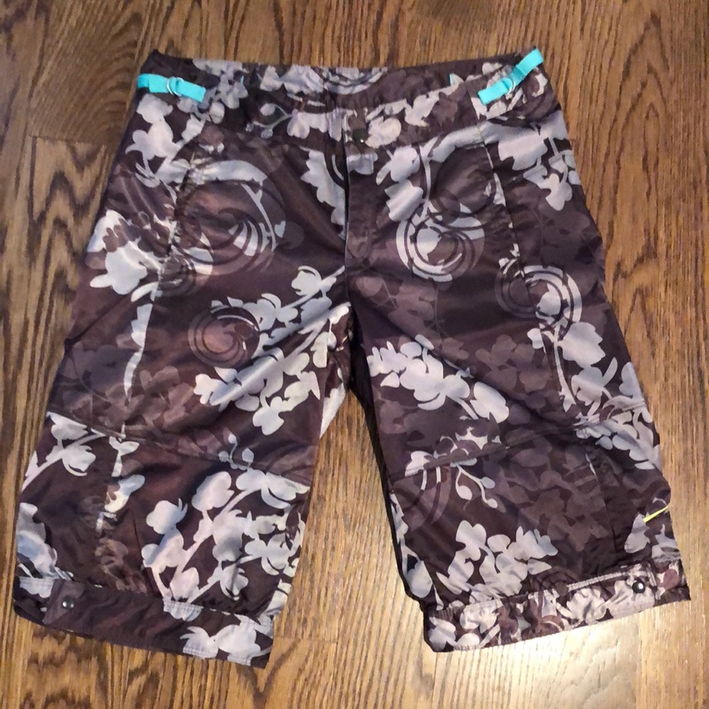 Nike Brown Floral Surf Shorts EUC XS